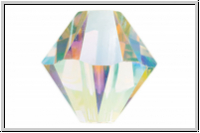 Swarovski Bicone 5328, 5mm, 001AB - crystal, AB, 5 Stk.